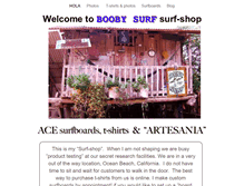 Tablet Screenshot of acesurfboards.com